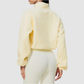 Wholesale Women's Activewear Plush Stand-Collar Zip Cropped Sports Jacket
