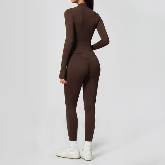 Wholesale 3-Piece Yoga Set – Cardigan & Bra & Leggings Fitness Outfit set