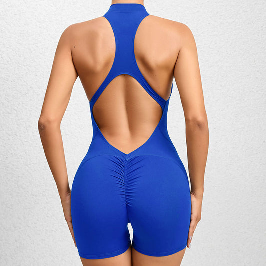Wholesale Tight-fitting with zipper quick-drying Jumpsuits | Wonderxfans bulk activewear