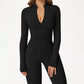 Snug-Fit Long Sleeve Jumpsuit