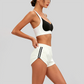 Wholesale Women's Color Block Cross-Back Sports Bra & Sport Short Set (Pre-sale)