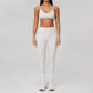 Wholesale Naked-Feel Seamless Sports Bra & High-Waist Biker Shorts Set – Quick-Dry Yoga 2-Piece