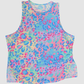 Wholesale Women's Floral Print Ice Silk Athletic Tank Top – Moisture-Wicking Gym Running Fitness Vest