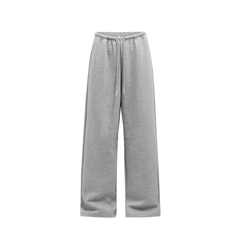 High waist wide-leg trousers