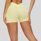 Seamless V-shaped back waist quick-drying shorts