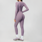 Wholesale Women's Cream-Feel Fleece Long Sleeve Top & High-Waist Leggings Set