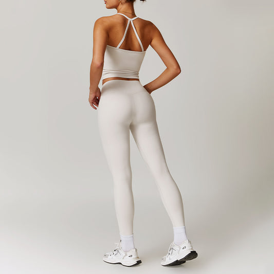 Wholesale Brush Cross-back Top & high | Wonderxfans bulk activewear