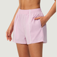 Wholesale Women's UPF50+ Sun Protection Colorblock Shorts – Lightweight Breathable Outdoor Running Sportswear