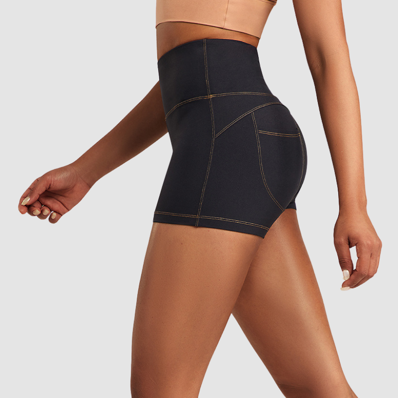 Wholesale butt-lifting and slimming yoga shorts