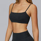 Spaghetti strap sports bra