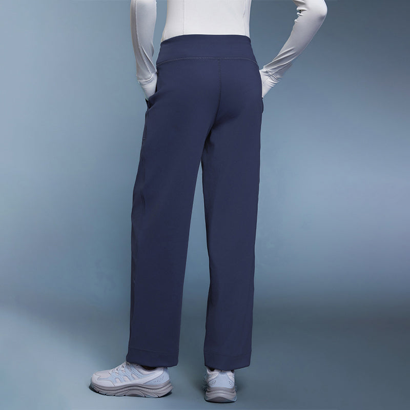 Buttery-soft fleece-lined relaxed straight-leg sweatpants