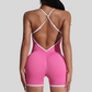 Ladies' cross-back jumpsuit