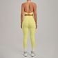 Wholesale Zipper Tank Top+Highlighted Legging 2-piece Set