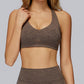 Racer-back casual sports bra
