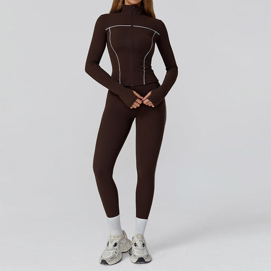 Wholesale Long Sleeve Full Zipper Jacket | Wonderxfans bulk activewear