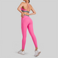 Wholesale Women's Cross-Back Sports Bra & High-Waist Leggings Set – Tummy Control Yoga Set