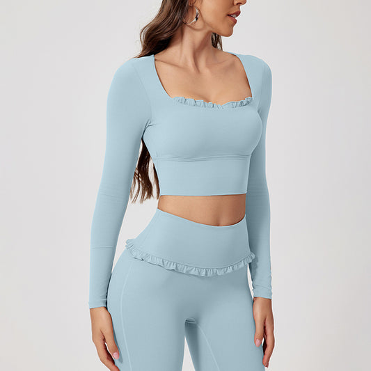 Wholesale Square Neck Long Sleeves + | Wonderxfans bulk activewear