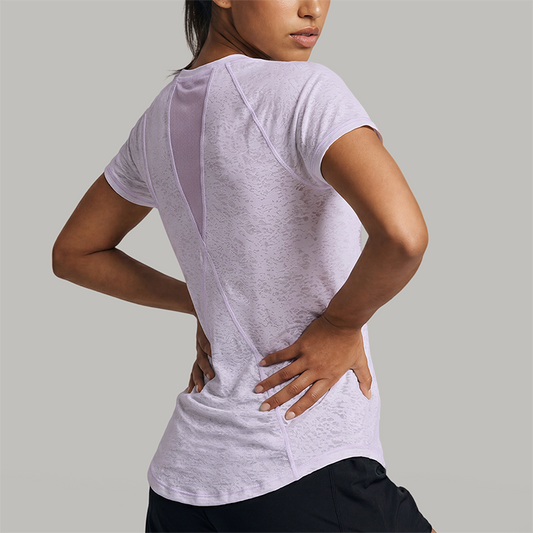 Wholesale Women's short sleeve tee quick dry running gym top