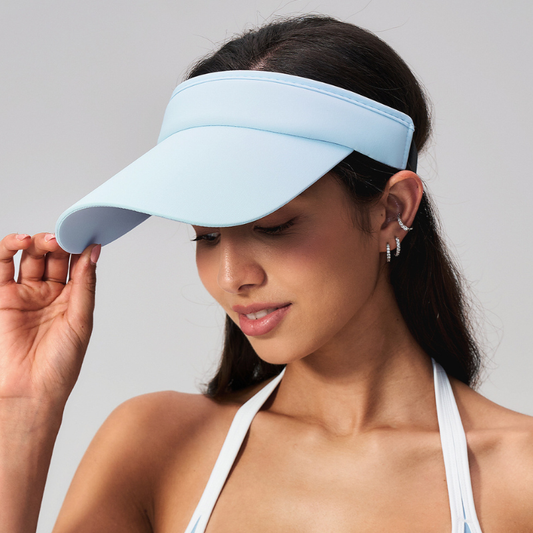 Wholesale Women's Sun Visor Cap – UPF Protection Adjustable Sports Running Tennis Hat