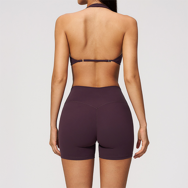 Wholesale Women's Cream-Feel Fleece Bra & Shorts Set