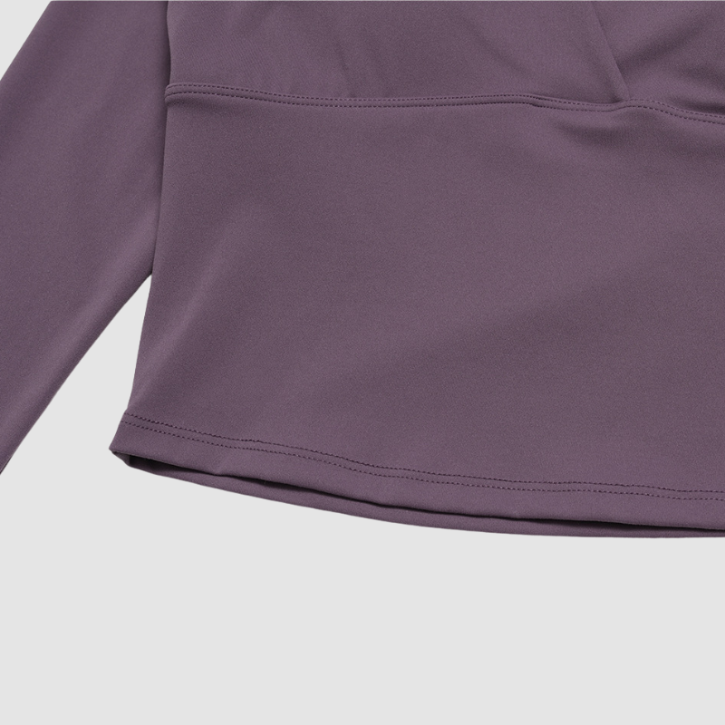 Wholesale long sleeved top+high-heeled tight shorts | Wonderxfans bulk activewear