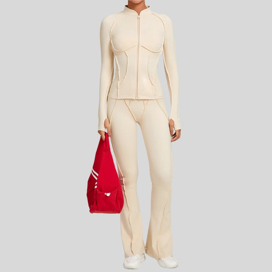 Wholesale Thumb-buckle zipper jacket + slightly | Wonderxfans bulk activewear