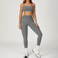 Quick-Drying Sports Bra + Butt-Lifting Leggings 2-Piece Set