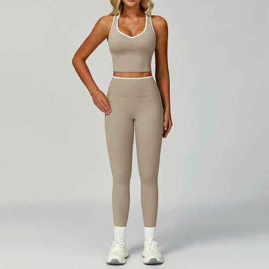 Wholesale Contrasting Color tank top + | Wonderxfans bulk activewear