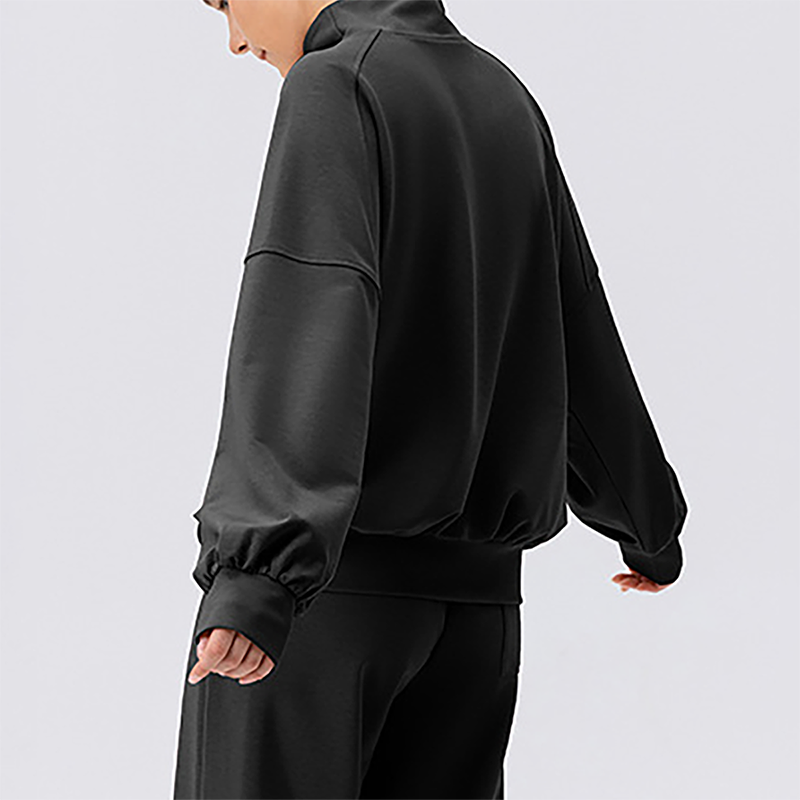 Wholesale Women's Half-Zip Pullover Sports Sweatshirt – Relaxed Fit Outdoor Running Jacket