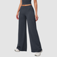 Women's Solid Color Loose Casual Thin Straight Wide-Leg Pants