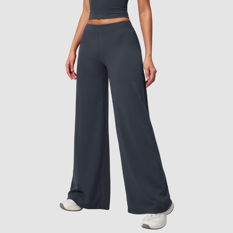 Women's Solid Color Loose Casual Thin Straight Wide-Leg Pants