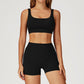 SPORTS BRA+High-waist shorts 2-PIECE SET
