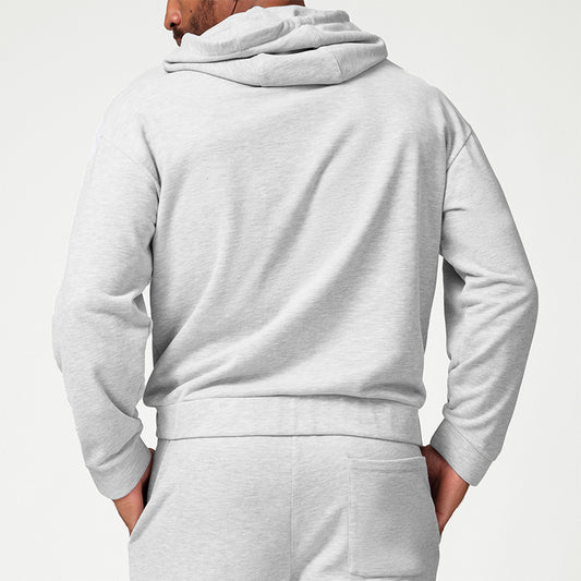 Wholesale Men's zipper front Hooded Fitness | Wonderxfans bulk activewear