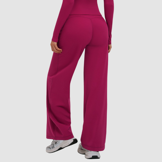 Wholesale slimming wide-leg athletic pants | Wonderxfans bulk activewear