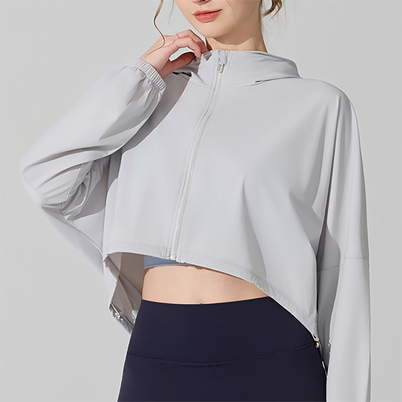 UV resistant outdoor sports long sleeved yoga suit top