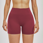 Wholesale women's solid color high-waisted shorts