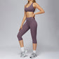 Sports bra+Mid-length leggings 2-piece set