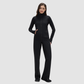 Wholesale Women's Activewear – Stand Collar Jacket+Straight-Leg Pants Set