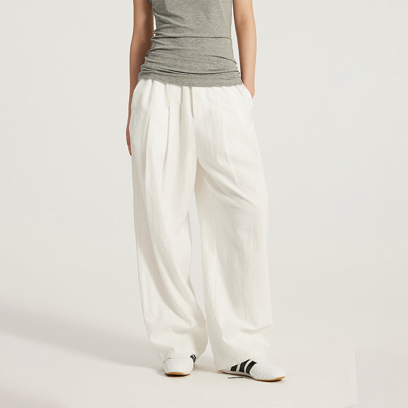 Loose wide-leg casual pants