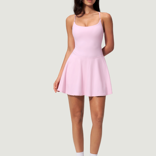 Wholesale Removable Breast Anti-Exposure Tennis Dress