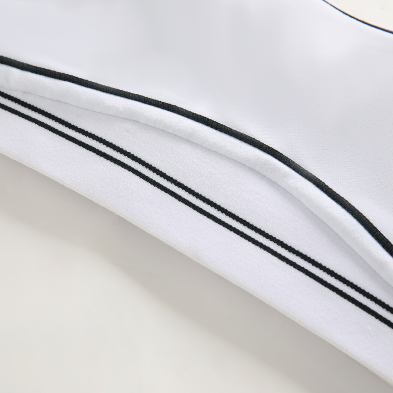 Wholesale contrast color sports bra + elastic leggings