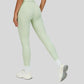 Pleated waistband sport leggings