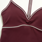 Wholesale Women's Brushed Yoga Set: Halter V-Neck Bra & Shorts – Colorblock Quick-Dry