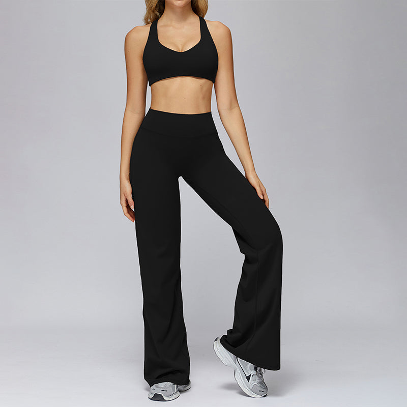Sports bra+Loose sweatpants 2-piece set