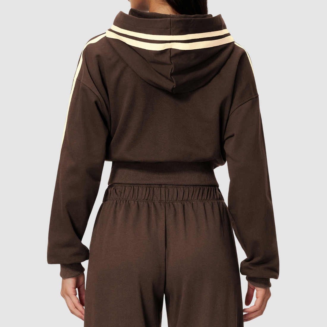 Wholesale Women's Thick hooded sports guard Zip Up Hoodie Jacket