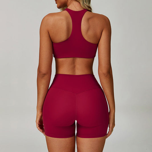Wholesale Racerback Sports Bra + High-waisted | Wonderxfans bulk activewear