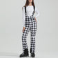 Women's Adjustable Elastic Suspender Ski Pants