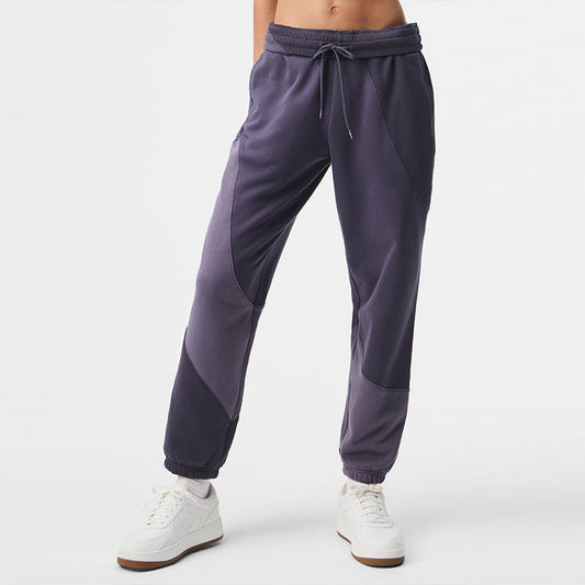 Wholesale Color-Blocked Loose Cuffed Leg Casual | Wonderxfans bulk activewear