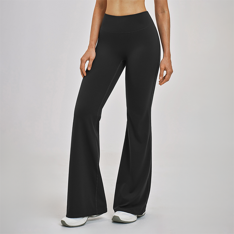 Wholesale High Waist Flaming Wide Leg Yoga Pants