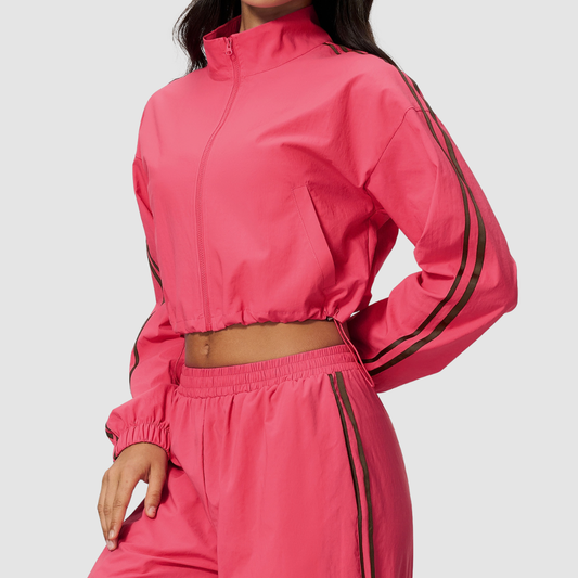 Wholesale Women's Quick-dry Stand-Collar Zip Sports Jacket